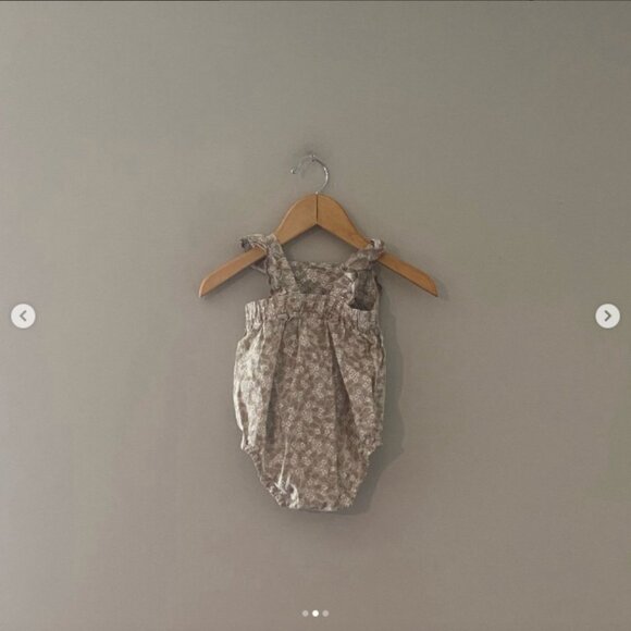 $12 ADD ON Rylee + Cru Floral Romper 6M H&M Jamie Kay 12-18M zara mayoral - Picture 2 of 3